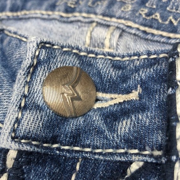 DISTRESSED MISS ME BOYFRIEND JEANS 28x26 ⭐️ - Picture 13 of 13